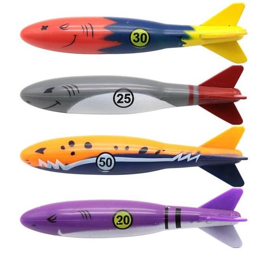 2 Poissons Jouets De Plongée – Hydrodynamiques, Direction Réglable, Sans Pile, Pour Piscine, Baignoire Ou Plage