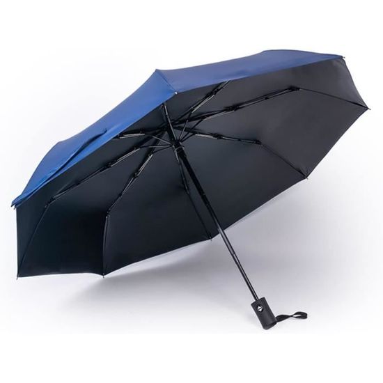 Parapluie Compact Automatique - Pliant Et Résistant - 8 Brins - Imperméable Et Anti-Vent - Idéal Voyage