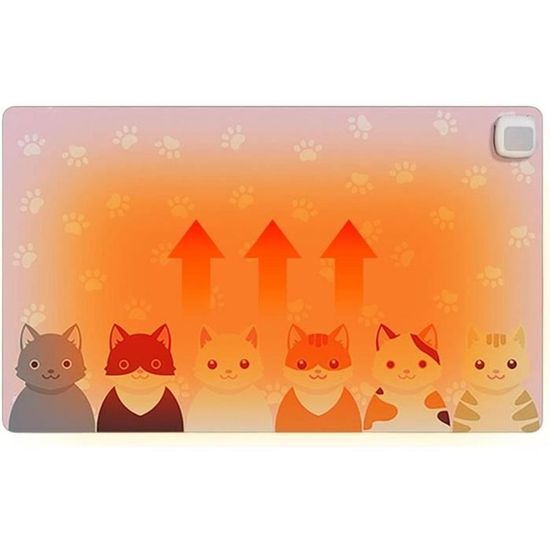 Sous-main Chauffant, 90 * 40CM Tapis De Souris Chauffant