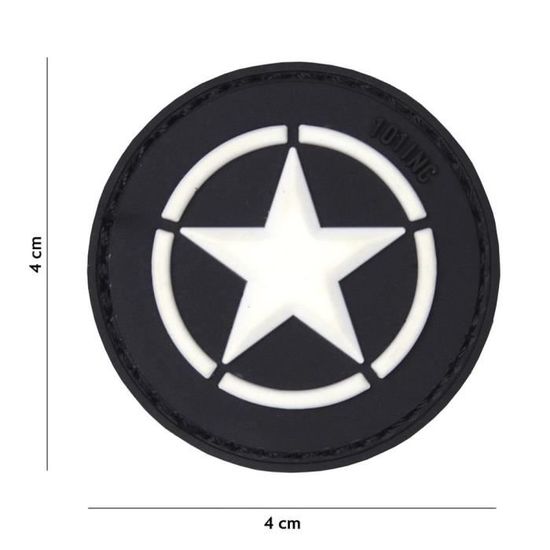 Type Bouclier Captain America Patch 3D PVC USA Etoile Vert Airsoft Cosplay Camouflage