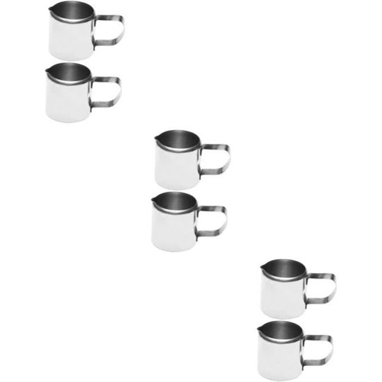 Cabilock 4 Pièces Mini Pot à Lait Pichet à Lait Pichet Fumant Tasse à