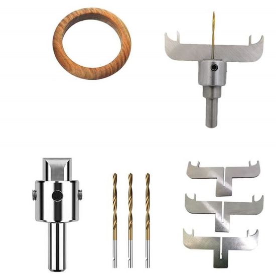 Kit 18 Pièces Fabricant De Perles En Bois - Forets Fraises Pour Ébène Palissandre Et Bois Durs