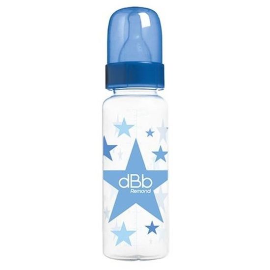 dBb Remond Biberon Polypropyl/ène au Motif C/œurs Forme Cylindrique Rose Fleur 270 ml