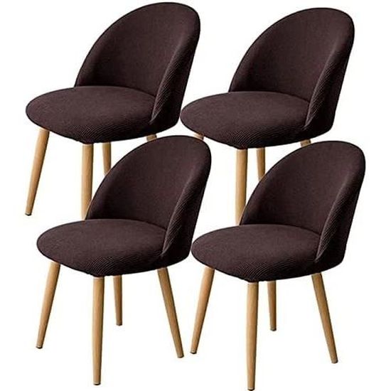 Housse De Chaises Salle À Manger Scandinave 6 4 2 1 Pièces Extensible Housse De Chaise Arc De