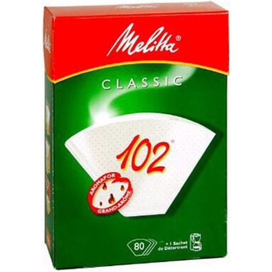 Filtres à Café Melitta Classic Marron - Technologie Armor 3 Zones Pour Une Extraction Optimale Des Arômes