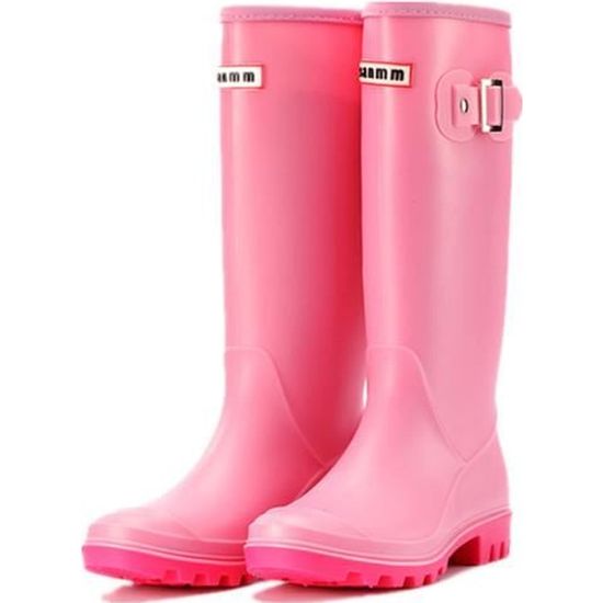 Botte de pluie rose femme hotsell
