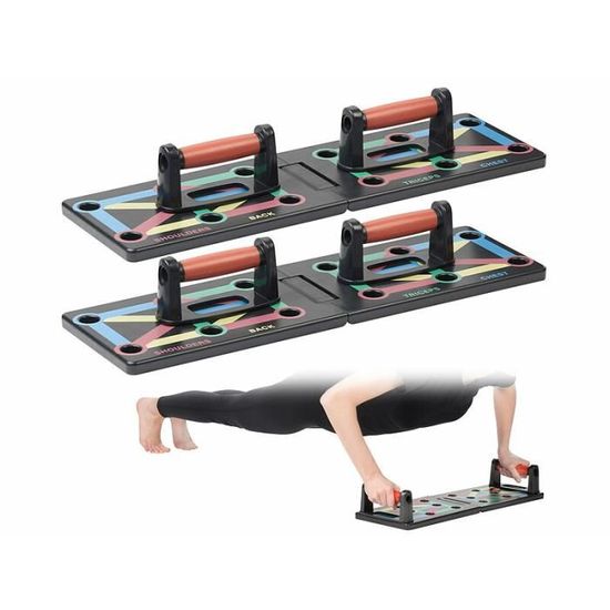 Poignées De Pompes (push-up Bars) - Pour Renforcement Musculaire - Portable, Léger - Hommes Et Femmes - Fitness à Domicile