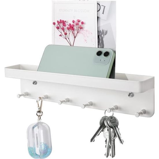Bol Porte-clés Décoratif Doré - Rangement élégant Pour Entrée, Bureau Ou Hôtel 21x21x7 Cm