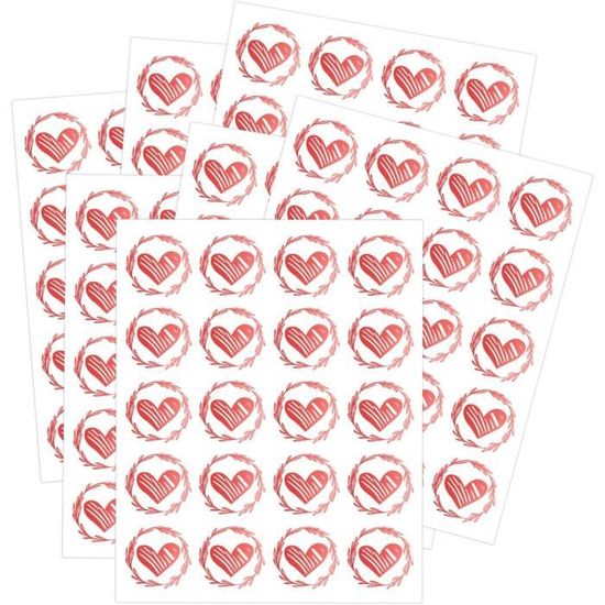 500pcs 4cm Autocollants Merci Stickers Rond Auto-Adhésifs Étiquette