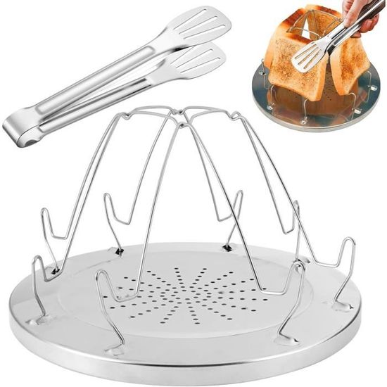Grille Pain Gaz, 4 Tranches Toast Plateau Toast Rack, GrillePain Pliant Pour Réchaud De Camping