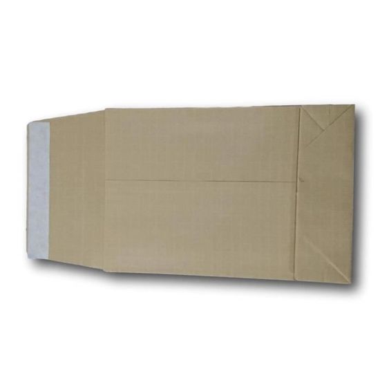 Lot De 5 Pochettes Kraft Armé C4 Auto-adhésives - 229 X 324 Mm, Soufflet 70 Mm, 135 G - Idéal Pour Envois Lourds Ou Coupants