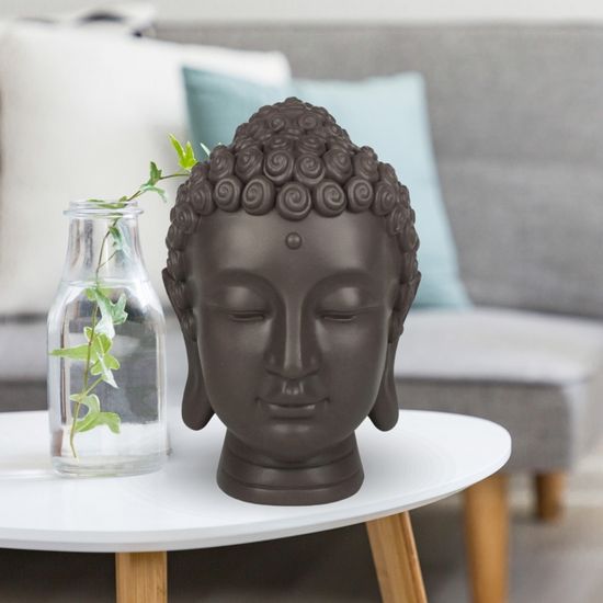 Babybeeld Boudha – Zen en Feng Shui decoratie – voor het creëren van een ontspannende en spirituele sfeer – cadeau-idee Boudha geluksbrenger – hoogte: 14 cm – kleur