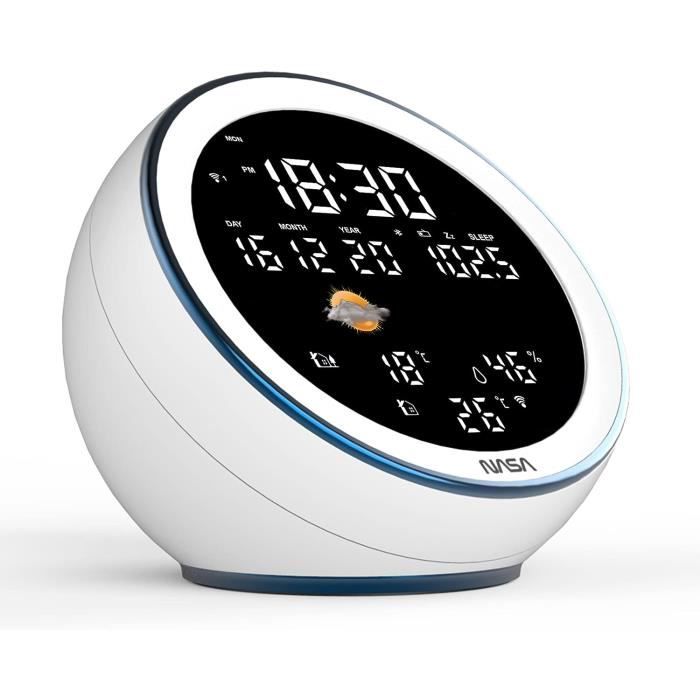 THOMSON Enceinte Bluetooth Avec Station Météo - Affichage Température, Humidité, Qualité Air, Radio FM - 9