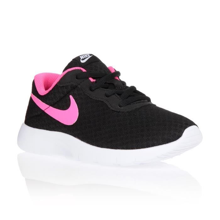 basket nike noir et rose