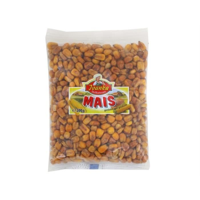 SANS MARQUE - Mais Grillés Et Sales 200G - Lot De 4