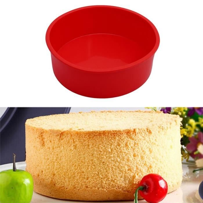 TOI Moule à gâteau rond en Silicone Moule à Muffin De Silicone plateau De cuisson à Pizza moule à pâtisserie outils De décoration
