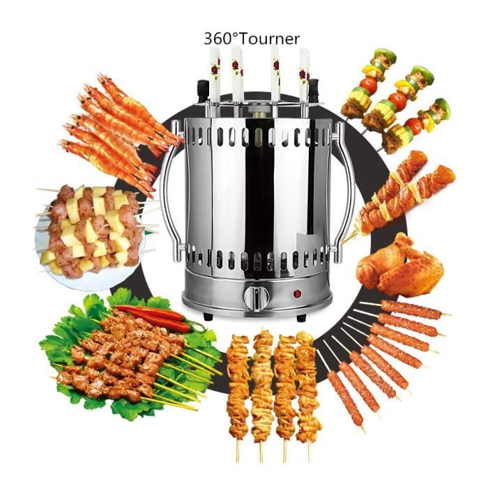 Accueil Fermé Smokeless Grill Kebab Machine - Automatic Rotating Grill