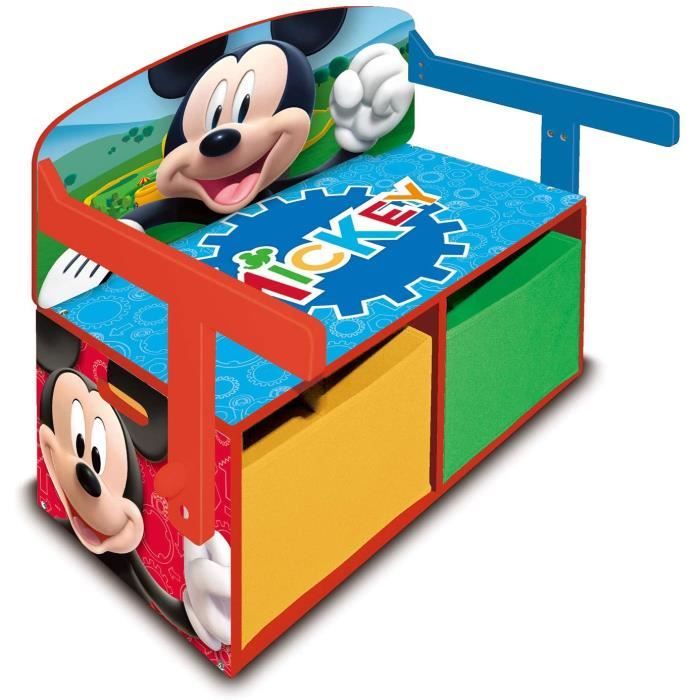 Banc à jouet - Bureau - Bacs de rangements MICKEY