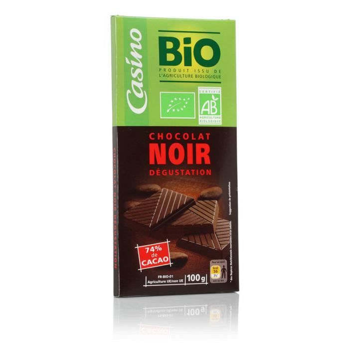 AUCUNE Chocolat noir degustation - Bio - 100g
