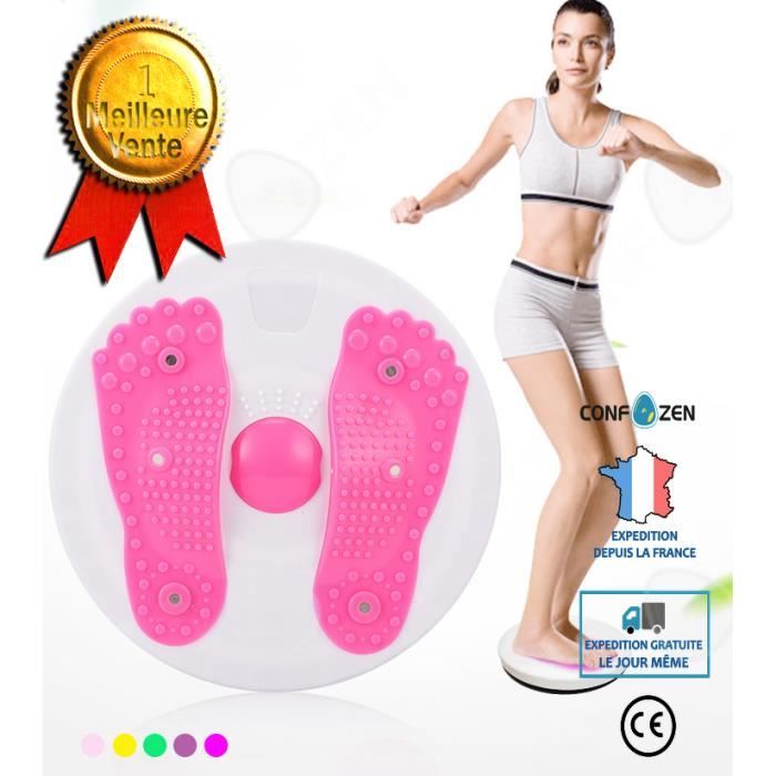 CONFO® Disque de torsion Aimant Grand Équipement de Fitness à Domicile Exercice Entraînement Belle Taille Appareil Dames Corps Sculp