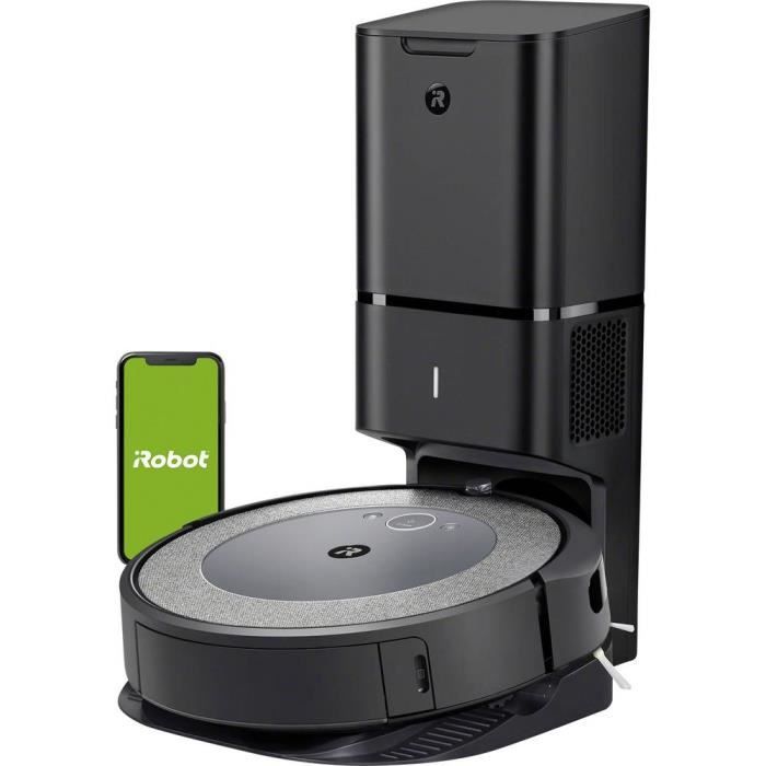 IRobot Roomba i4558 Aspirateur robot gris compatible avec Alexa dAmazon, compatible avec Google Home