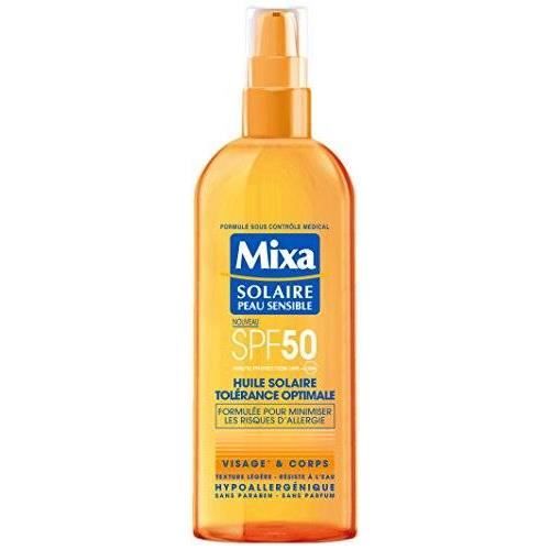 MIXA - Huile Solaire Spray - Tolérance Optimale SPF 50 - 200ml