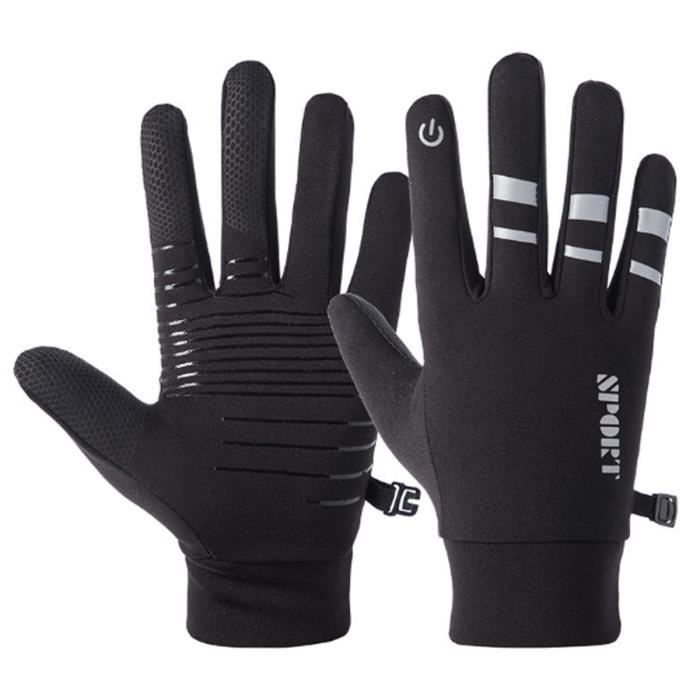 TEMPSA Paire de Gants Sport Hiver Gants de Moto Velo écran tactile coupe-vent Imperméable à l'eau