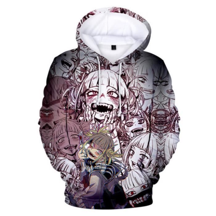 SWEAT-SHIRT Mixte - My Hero Academia Impression Confortable Sweat-Shirt Adulte - style1 gris NT™