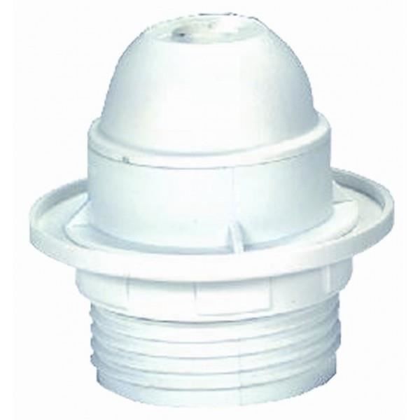 VOLTMAN Accessoire d'Eclairage Douille avec Bague Plastique Blanc
