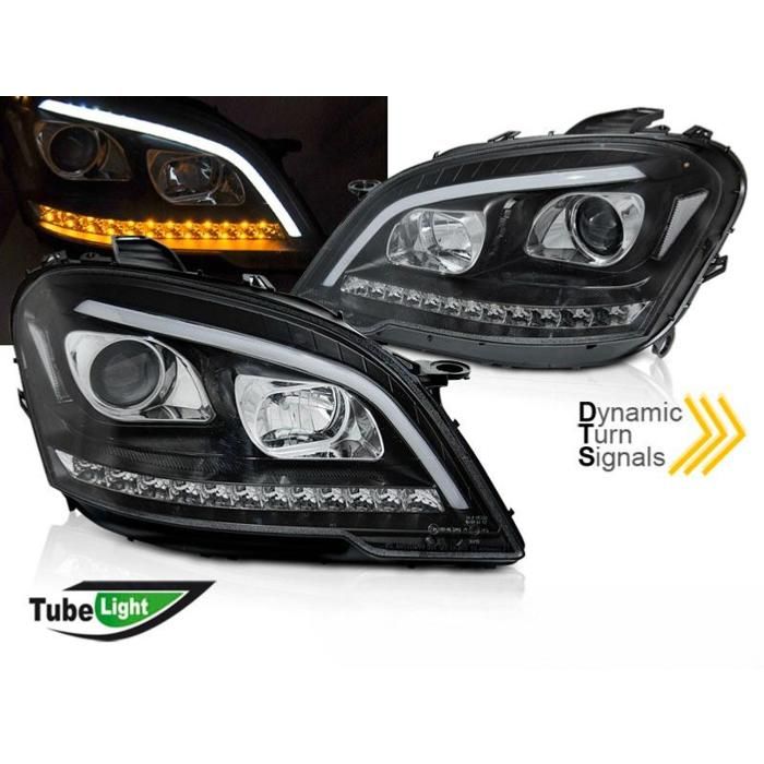 Paire de feux phares led Mercedes ML W164 09-11 Noir-41048759