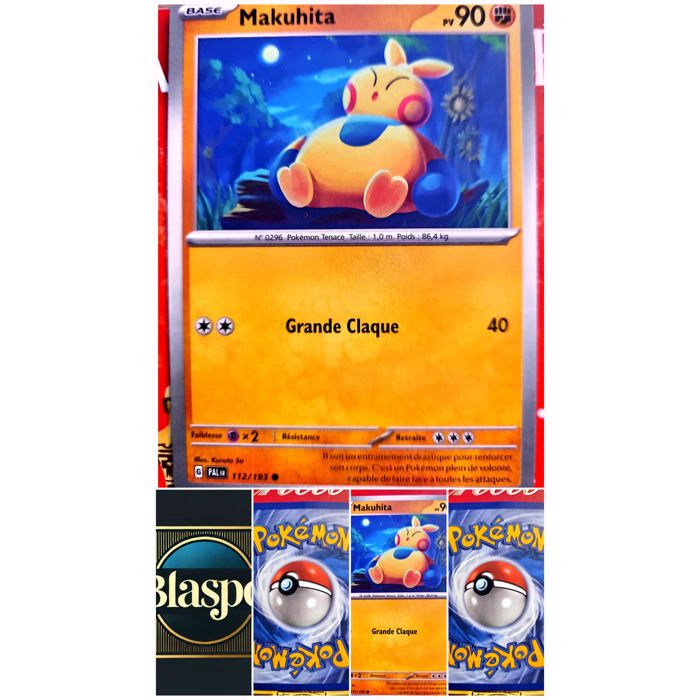 Carte Pokémon Makuhita PV 90 – Carte Officielle – Française