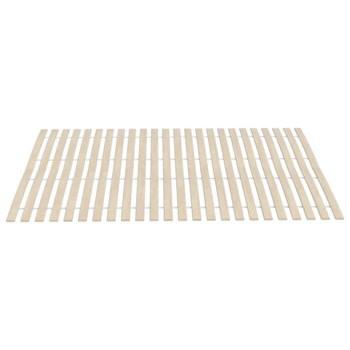 (Sale Christmas) Lit 2 places - 200x200 cm - Lattes de rechange pour sommier avec 48 lattes 2 pièces 100x200 cm BB1809