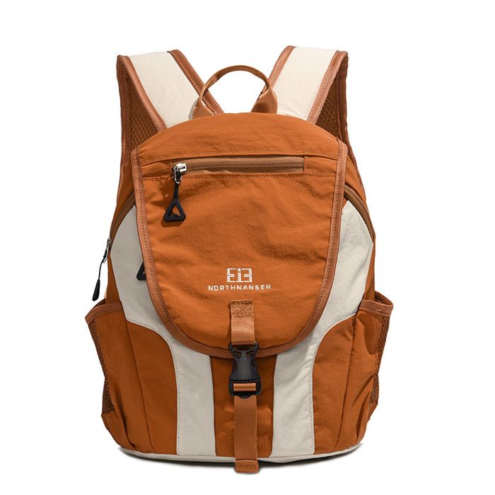 Sac a Dos Femme XJYDNCG Sac a Dos Voyage en Nylon Léger et Imperméable - pour Femmes Hommes et Adolescents - Orange