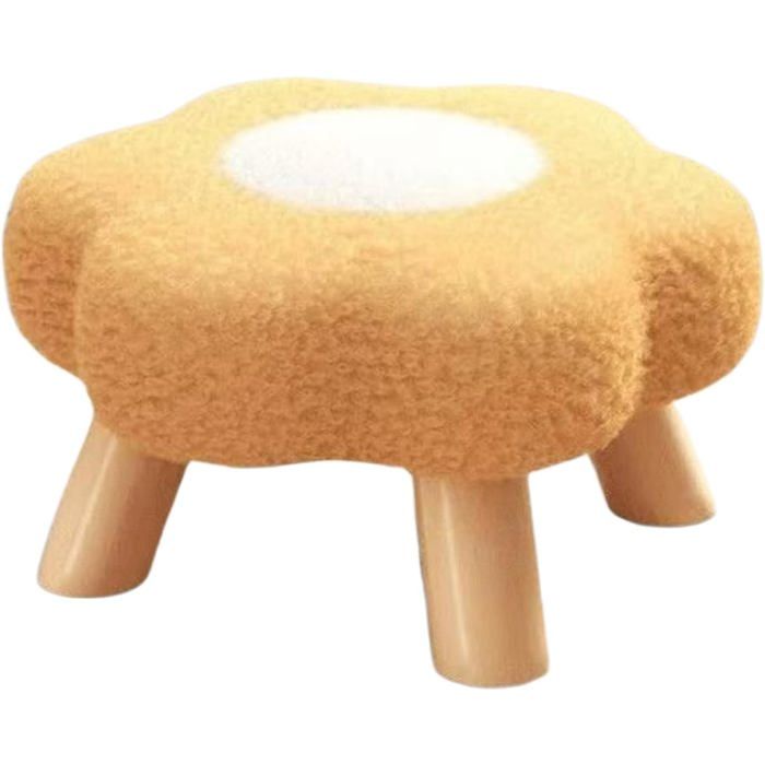 Tabouret - Petit tabouret rond - 25×25×20 cm - Tabouret en forme de fleur - Tabouret bas - Convient pour les chambres détudiants l