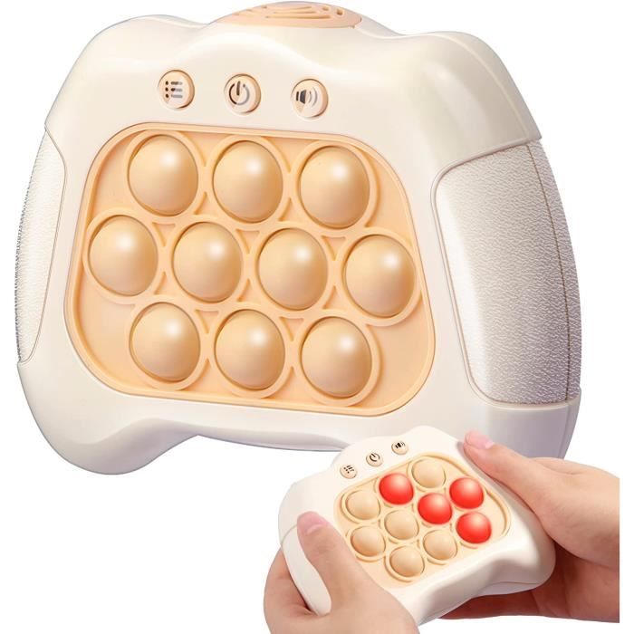 Blanc-Machine de jeu Pop Light Up pour enfants et adultes, décompression de  la console de jeu, anti soulign