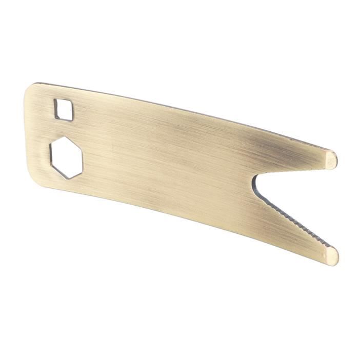 Outil De Poche Pour Guitare/Basse - Clé Multi-Fonctions Acier Inox - Réparation Jack, Potentiomètres