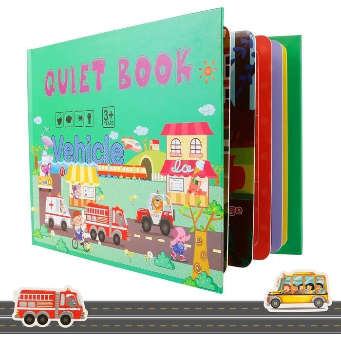 Montessori Quiet Book, Busy Book Livre Occupé Éducatif Puzzle