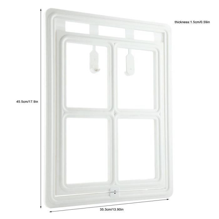 Porte Chatiere Magnetique Pour Animal Porte Pour Chat Chien Porte Fenetre En Plastique Porte Moustiquaire Blanc Xl Dba Cdiscount Animalerie