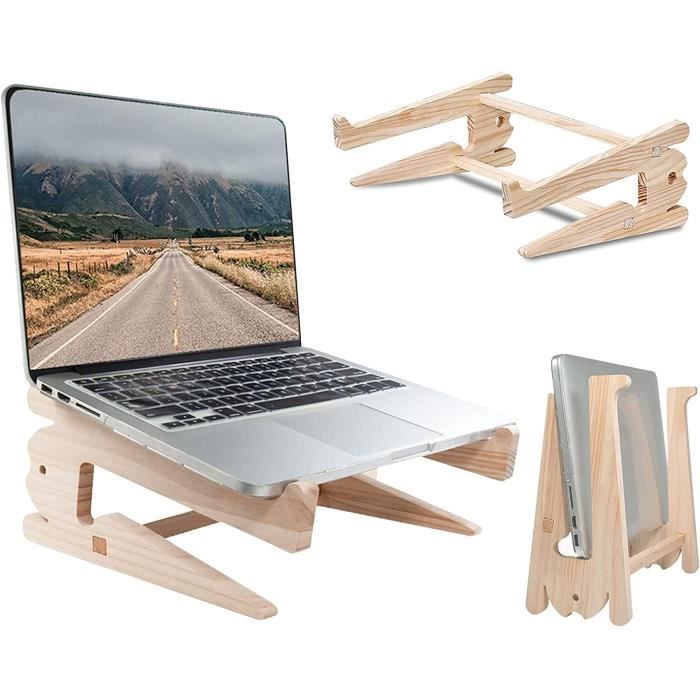 Support en bois pour ordinateur – L'avant gardiste