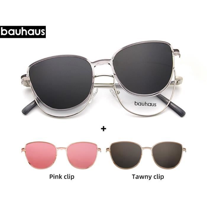 Lunettes De Soleil Femme œil De Chat Transparent, Monture Argentée, Verres Miroir, Sans Pont, Modèle KS1674AM, Neuves