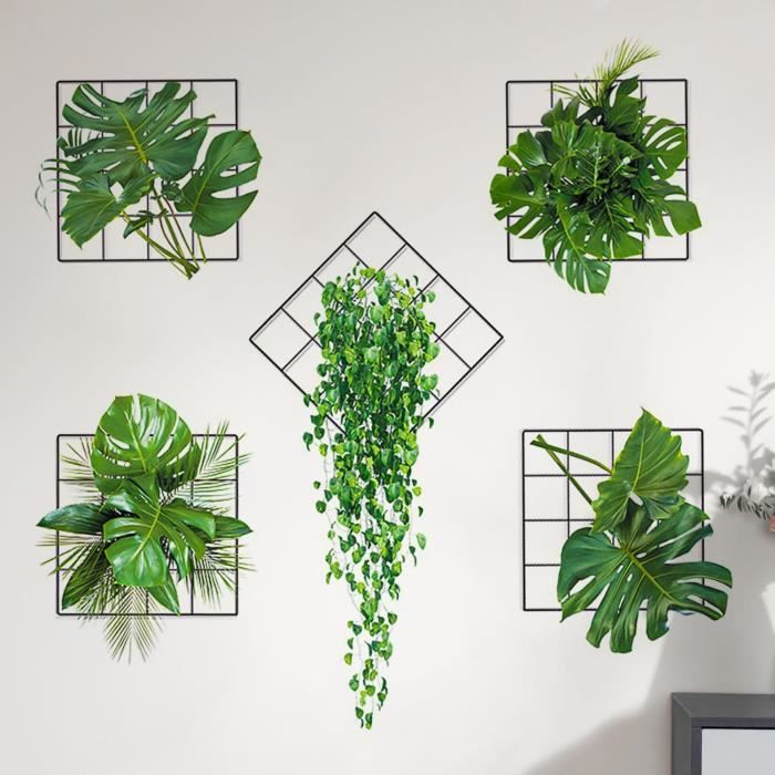 Stickers muraux effet 3D - 3D plantes d'intérieur et cactus