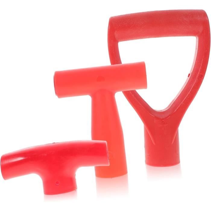 Lot De 2 Poignées En T En Caoutchouc - Pour Boîte à Outils, Glacière, Coffre De RV