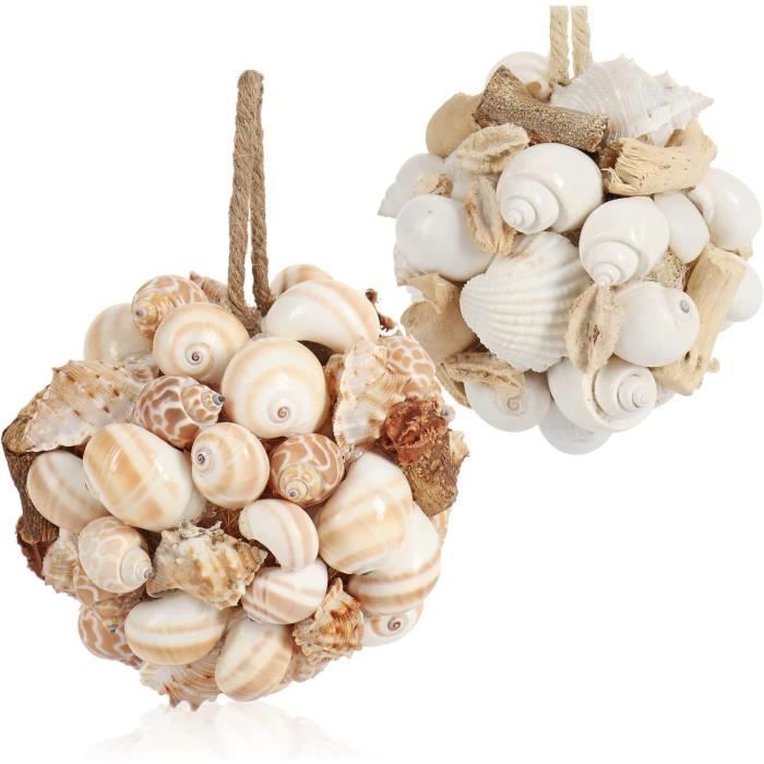 BOULE COQUILLAGE FICELLE