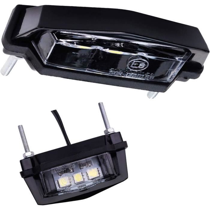 Éclairage Plaque Immatriculation LED Phil Trade - Blanc Xénon 6000K, Compatible Renault, 2 Modules