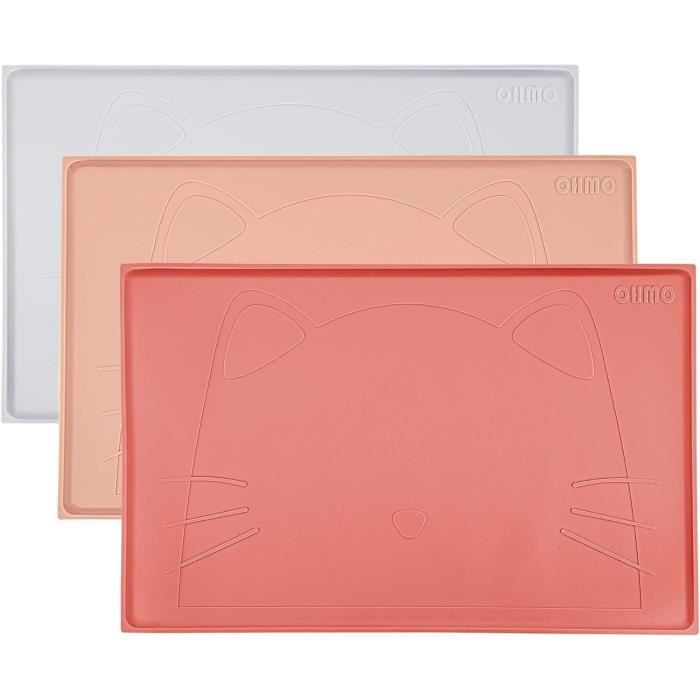 Tapis De Gamelle Pour Chien Et Chat, 50×30 Cm Tapis Chat