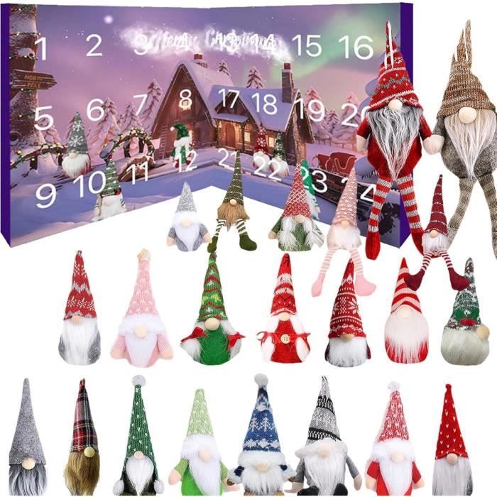 Calendrier De Avent Gnome De Noël 2024Calendrier De Avent De