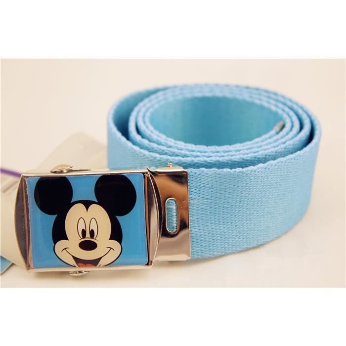 Ceinture lastique enfant fille Disney Mickey Bleu 85cm Bleu