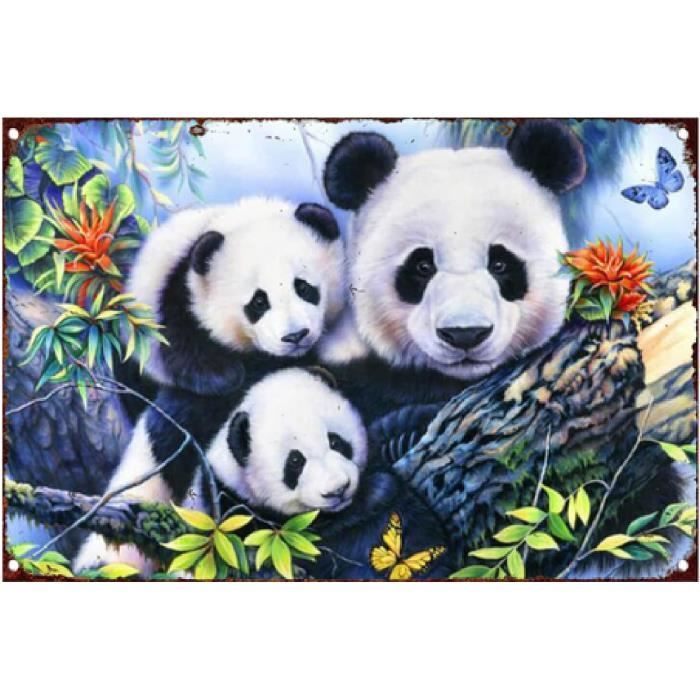 Lot De 4 Clips Mémo Panda En Peluche - Accessoire Déco Bureau/Maison - Porte-Photos, Notes - 10x7x6 Cm