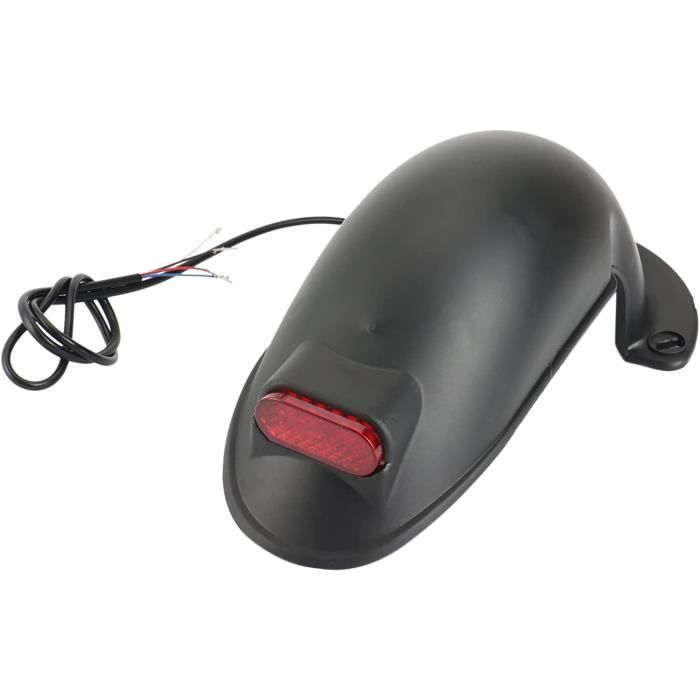 Garde-Boue Arrière Scooter Électrique 10 Pouces Noir Avec Lampe Rouge - RiToEasysports