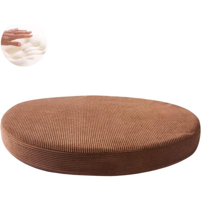 Coussin De Chaise Enfant Big Hippo - 30x30x3 Cm, Mousse Mémoire De Forme, Attaches élastiques, Antidérapant